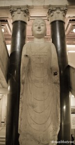 A statue at the British Museum