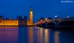 Westminster Bridge at dusk