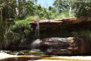 Collins Beach Waterfall