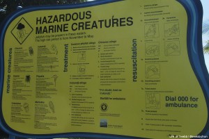 Airlie Beach Warning Sign