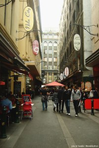 A back street in the heart of Melbourne