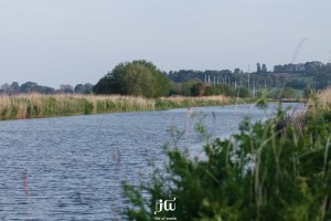 The approach to The Turf Locks Hotel, Exminster.