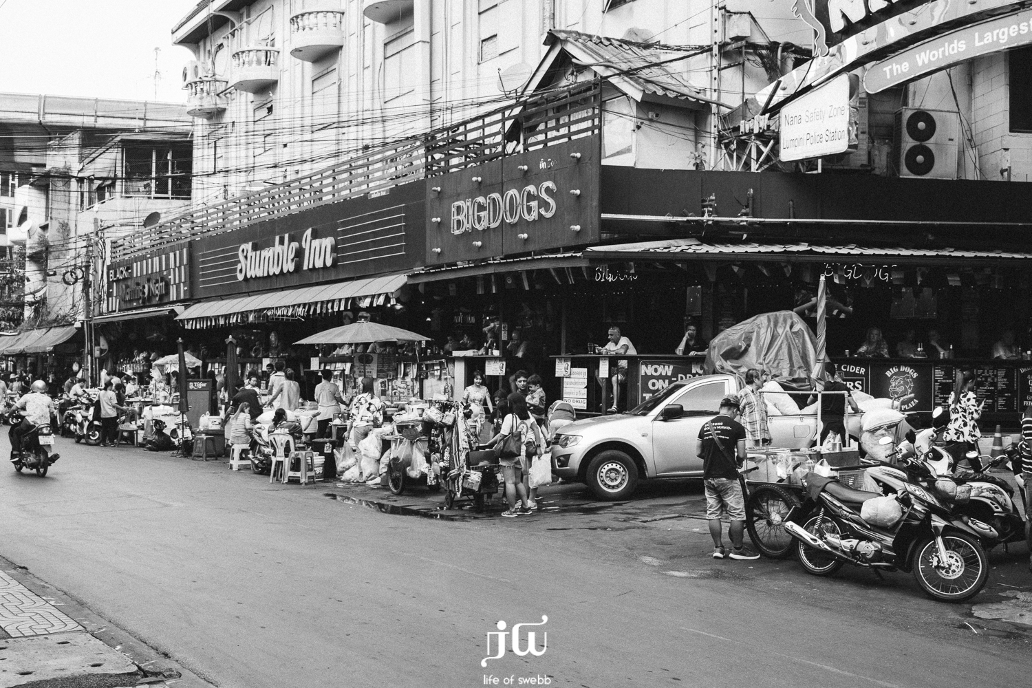 Sukhumvit Soi 4, outside Nana Plaza.