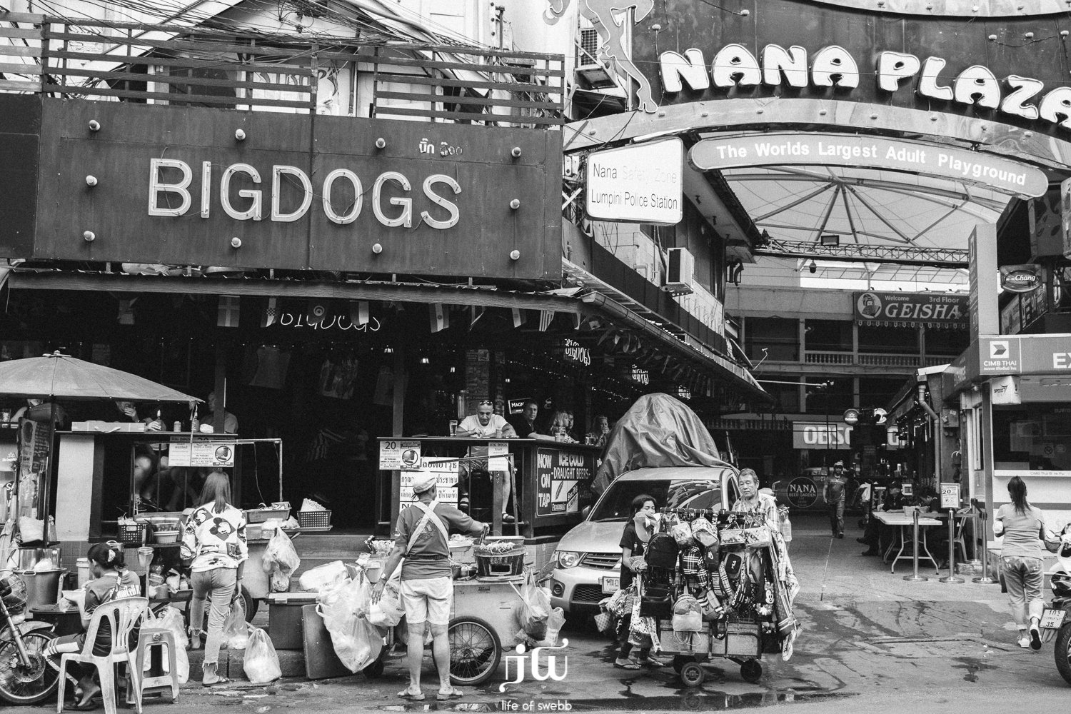 Sukhumvit Soi 4, outside Nana Plaza.