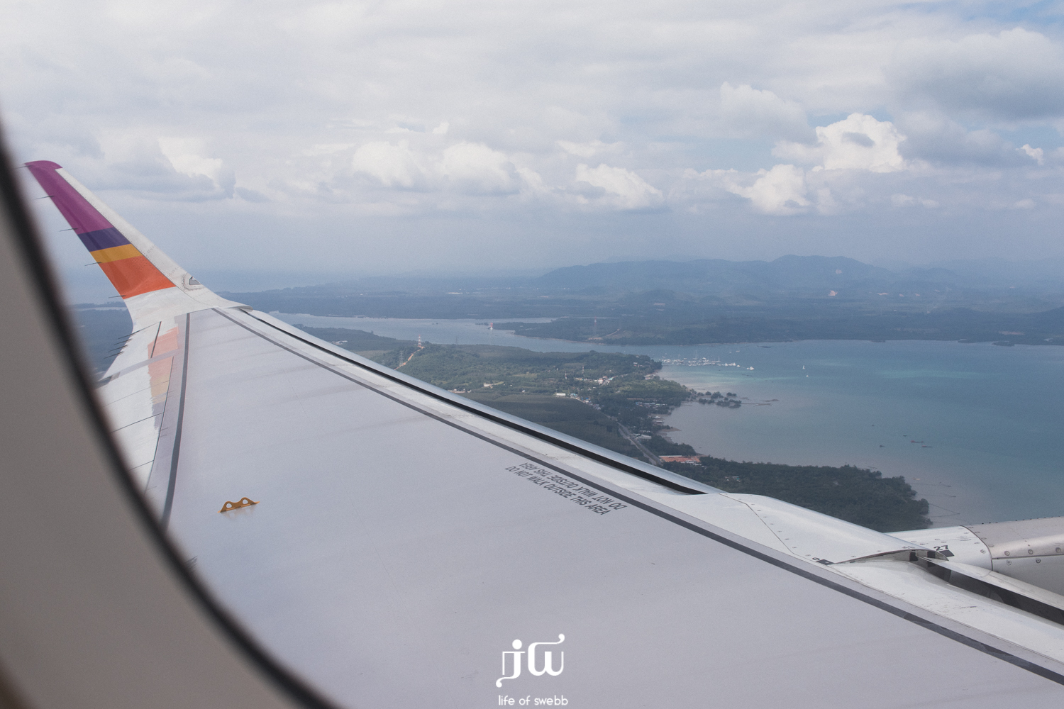 Flying out of Phuket